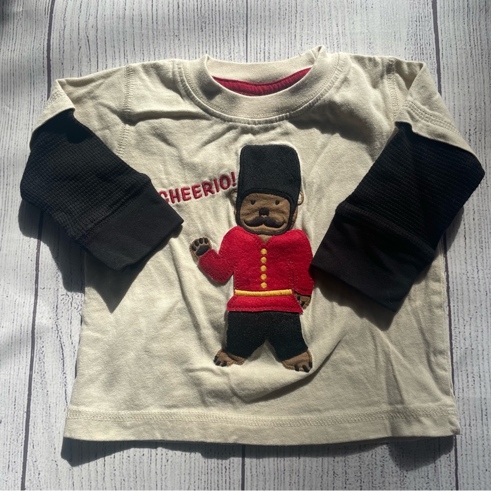 Gymboree London Bear Guard Tee Size 6-12 months